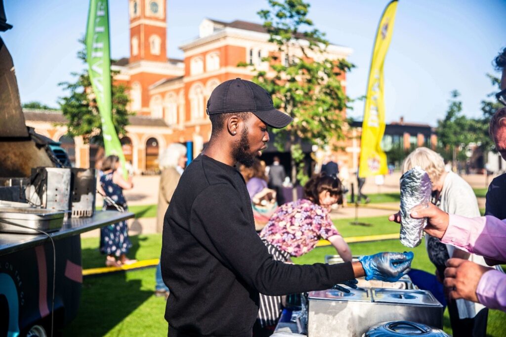Corporate event catering away day