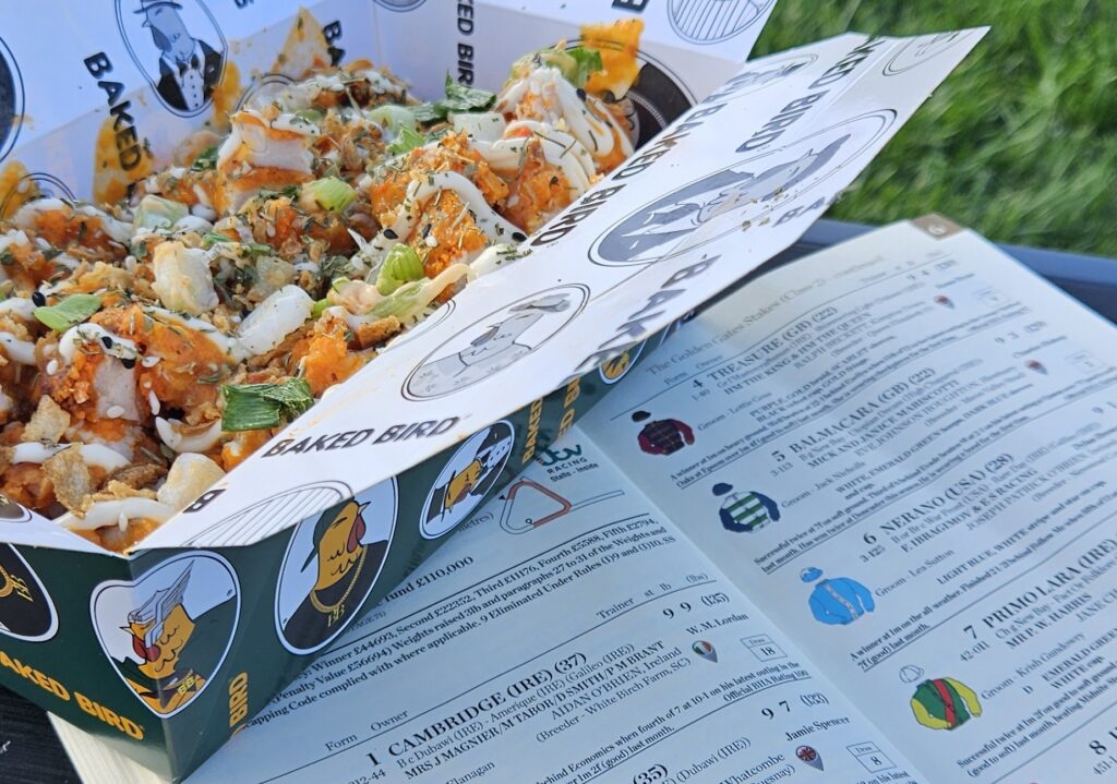 Food at a sporting festival catering