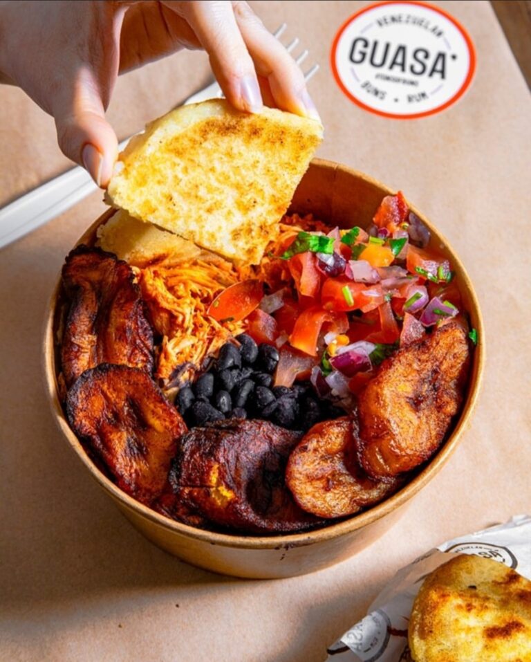 Dinner bowl of street food