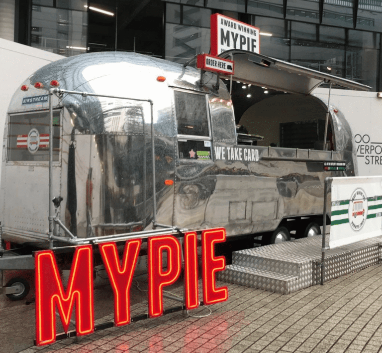 Catering in London food van