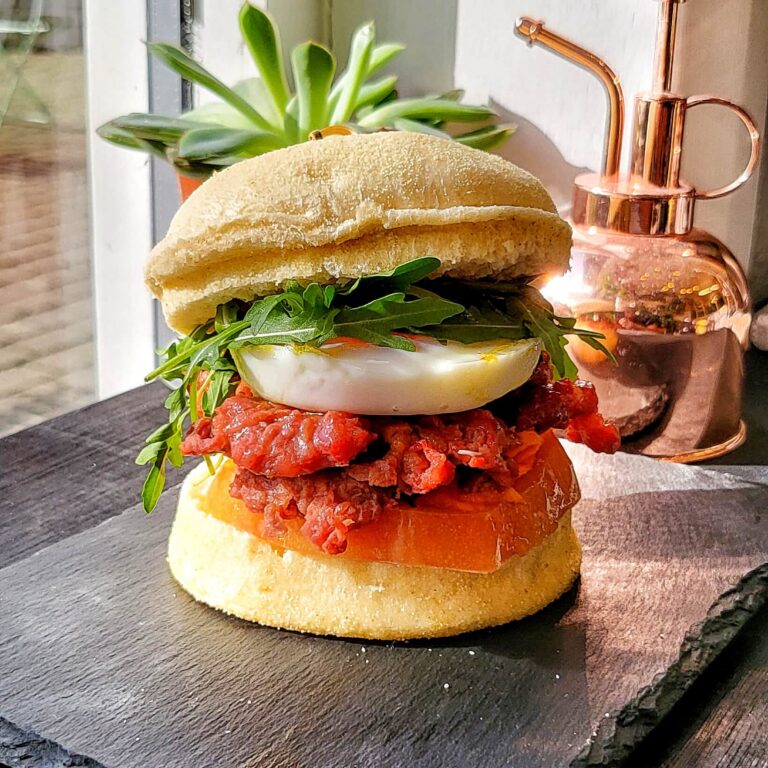 Breakfast bap for street food event