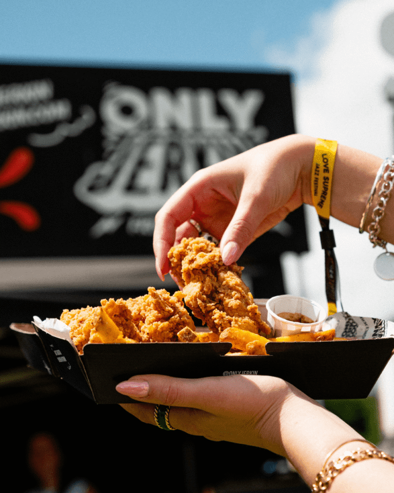 Fried chicken food truck