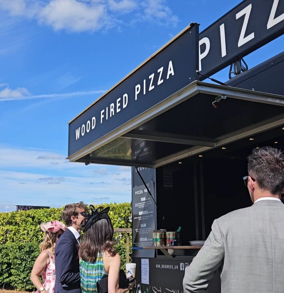 Wood fire pizza food truck