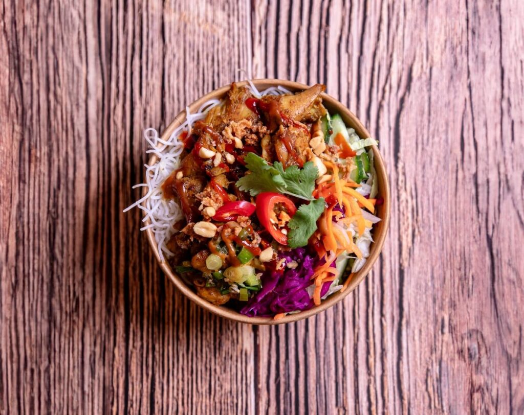 Bowl of food from Nha Trang Kitchen