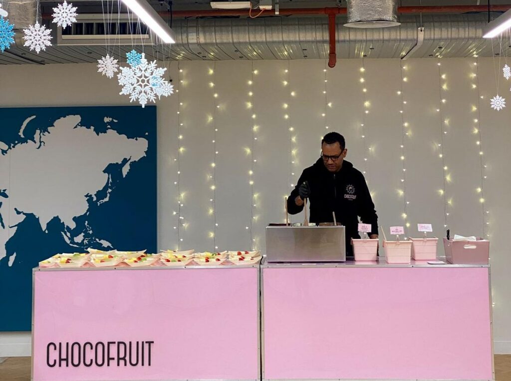 Christmas dessert station